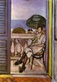 Frau mit Regenschirm 1919 Fauvismus